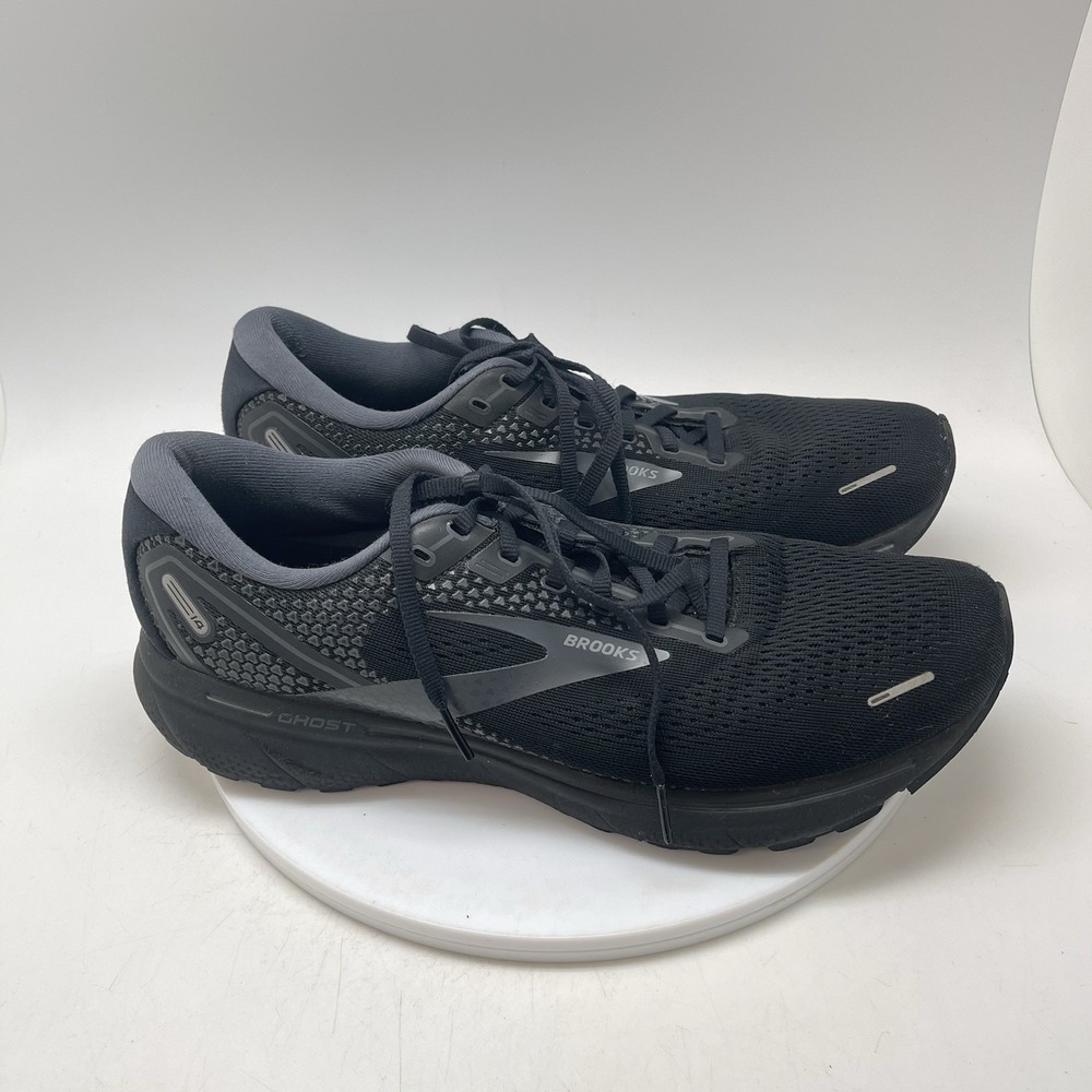 Brooks Sneakers Mens 11.5 Ghost 14 1103691D020 Black Running Athletic Gym Shoes